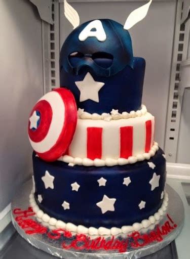 50 Best Captain America Birthday Cakes Ideas And Designs IBirthdaycake