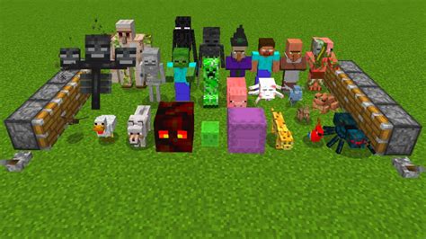 All Minecraft Mobs Combined Youtube