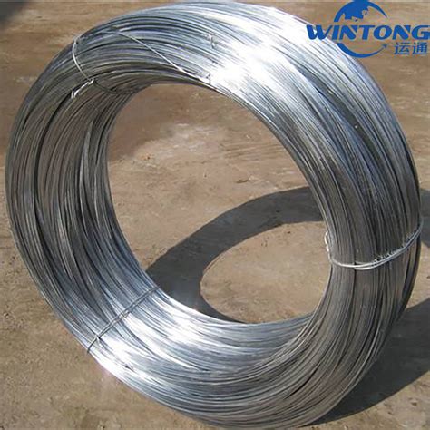 Corrosion Resistant Steel Wire Good Elasticity Galvanized Steel Wire