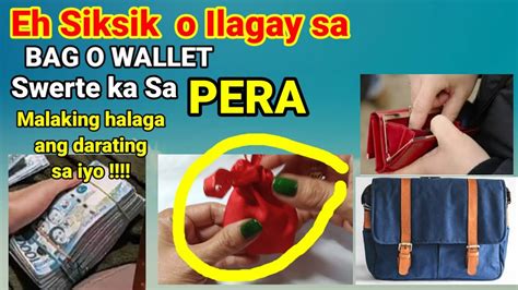 PAMPASWERTE SA PERA Ilagay Sa BAG O WALLET HINDI KA MAWALAN NG PERA