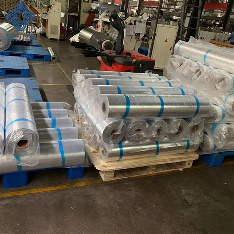 Waterproof Fireproof Aluminum Foil Coated Fiber Glass Fabric Fiberglass