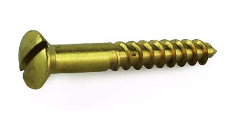 Buy Slot Raised Csk Brass Woodscrews 8g X 1 12