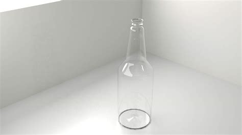 Glass Bottle 3d Model By Unos