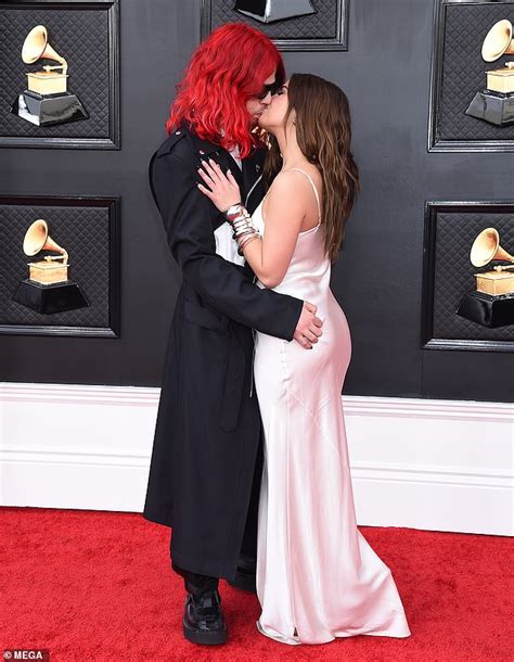 Grammys 2022 Addison Rae Wows In Silky White Slip Dress As She Puts On