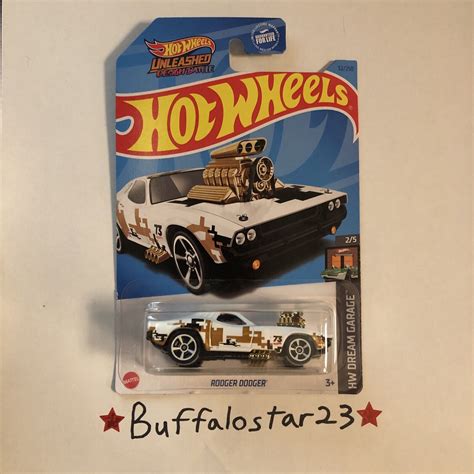 Hot Wheels Rodger Dodger White 2023 HW Dream Garage Hot Wheels