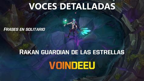 Espa Ol Eu Frases En Solitario Rakan Guardi N De Las Estrellas