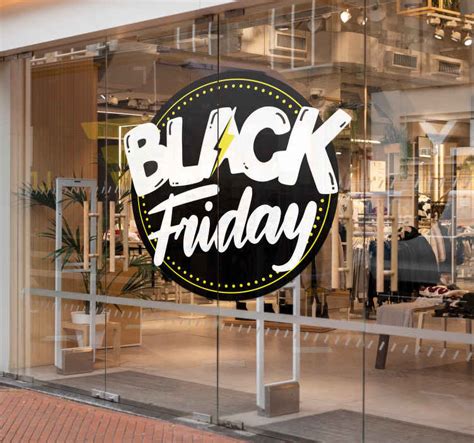 Vinilo Black Friday diseño urbano circular TenVinilo