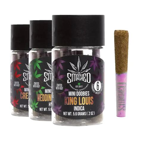 Smashed Diamond Infused Mini Doobies Prerolls Delivery In La