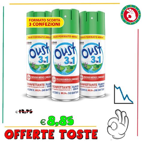 In Notevole Ribasso Oust 3 In 1 Spray Elimina Odori Disinfettante Per