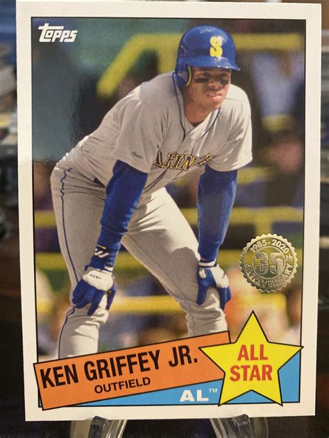 Ken Griffey Jr Topps Th Anniversary All Star Card Seattle