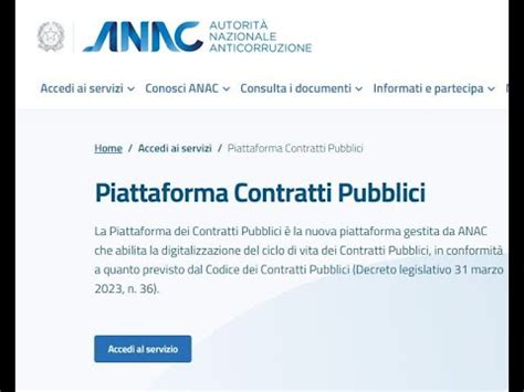 Corso Richiesta Del Cig Su Pcp Piattaforma Contratti Pubblici Youtube