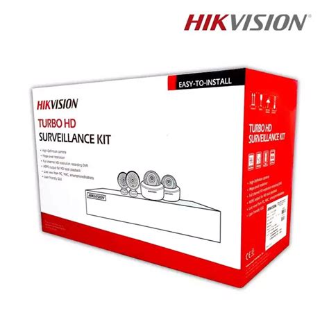 Hikvision Ch Mp Turbo Hd Cctv Package Diy Kit P With Mobile