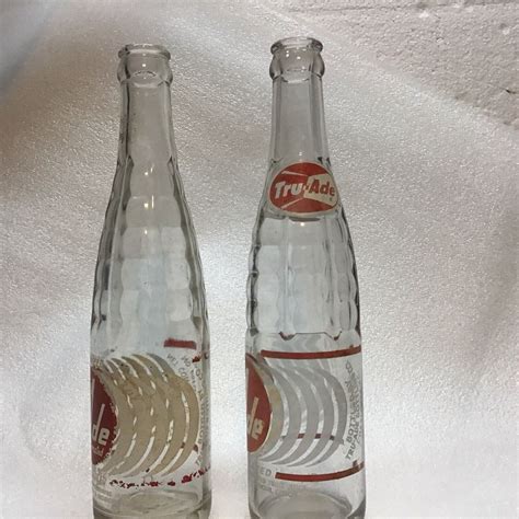 Tru Ade Orange 1960 Ad Two Soda Bottles Tru Ade Bottling Co