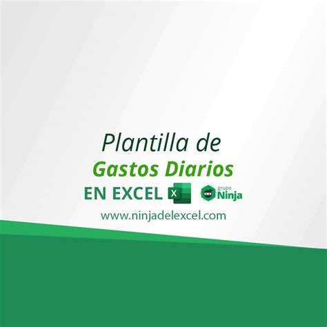 Plantilla de Gastos Diarios en Excel - Ninja del Excel