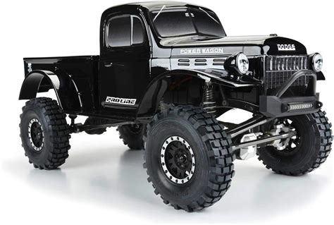 110 1946 Dodge Power Wagon Black Body 123′ 313mm Wb Crawlers Pro349918 Cartruck Bodies Wings