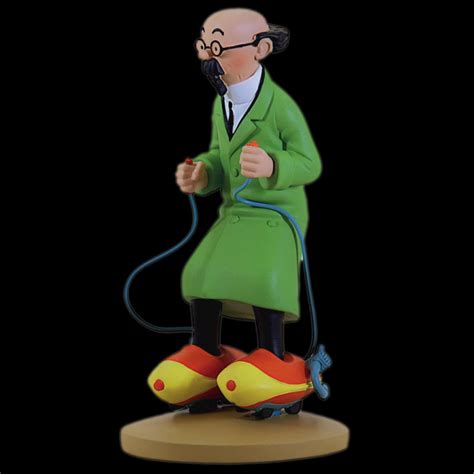 Tintin Figurine Professeur Tournesol Patins Moteur Coke En Stock