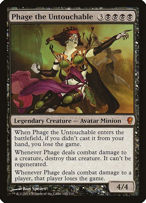 Phage The Untouchable Conspiracy Mtg Print