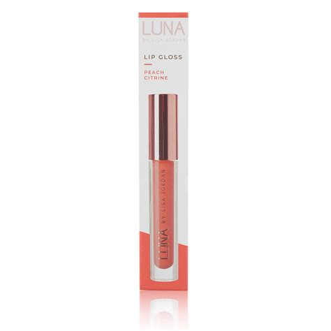 Peach Citrine Lip Gloss Makeup Luna By Lisa Luna By Lisa Jordan