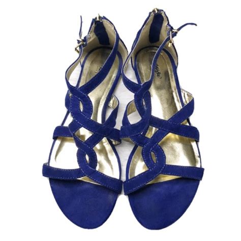 Mossimo Supply Co Shoes Mossimo Blue Strappy Gladiator Style