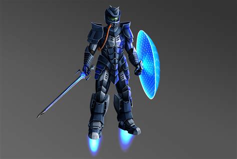 Henryk Donimirski Space Knight Armor Concept Art