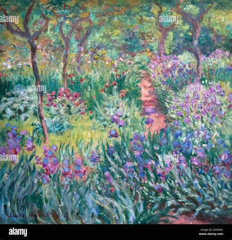 Monet Garden Painting Hi Res Stock Photography And Images Alamy