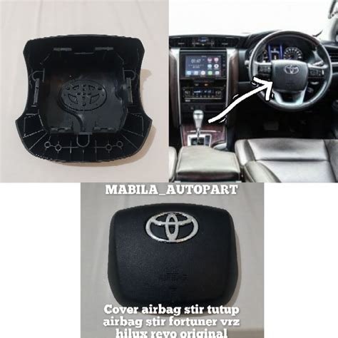 Jual Cover Airbag Stir Tutup Airbag Stir Fortuner Vrz Hilux Revo