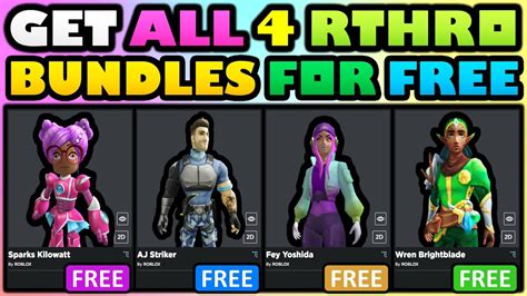 Free Rthro Packages How To Get Champion Bundles Roblox Youtube