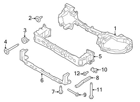 Ford Transit Connect Bracket Bar Tie Mount Support Front