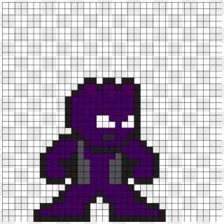 Dc Comics Static Shock Ebon Perler Bead Pattern Pixel Art Black Widow