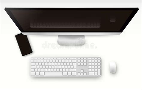 Pantalla De Ordenador Ejemplo Del Vector Del Smartphone Para Presentar