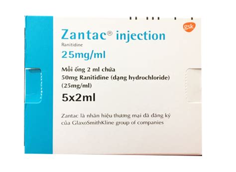 Zantac Injection Thuốc Biệt Dược Công Dụng Cách Dùng Sdk Vn