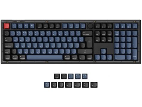 Uk Keychron V6 Qmk Rgb Linear Macpc Frosted Black Custom Keyboard With
