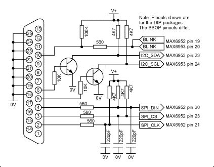Drive dot LED matrix display using LPT port and driver IC - Do It Easy ...