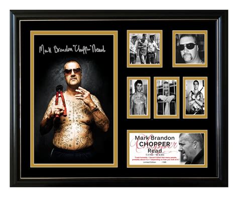 Mark Brandon Chopper Read Limited Edition Framed Memorabilia Ebay