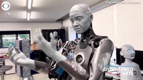 Web Extra Human Like Robot Unveiled In England Youtube