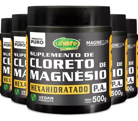 Kit Cloruro De Magnesio Hexahidratado P A Unilife G Mercadolibre