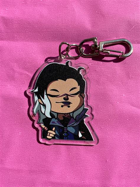 Buy Valorant Chibi Acrylic Keychains And Bag Decoration Charms Agents