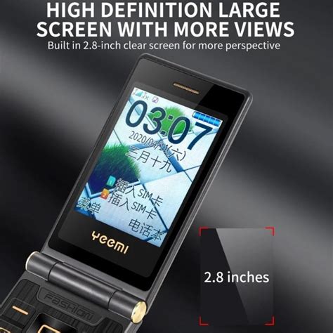 G10-c Мобильный телефон с двумя SIM-картами и двумя дисплеями, 1800 мАч ...
