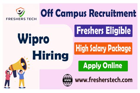 Job Opportunities In Wipro For Freshers Hiring Solutions Delivery