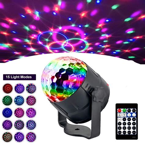 Led Party Light Rgb Led Crystal Magic Ball Light Pub Disco Stage Effect