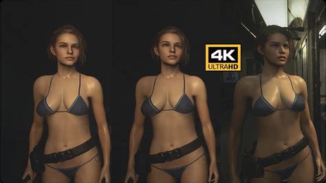 Resident Evil 3 Remake Jill Valentine Bikini Mod 4k Youtube