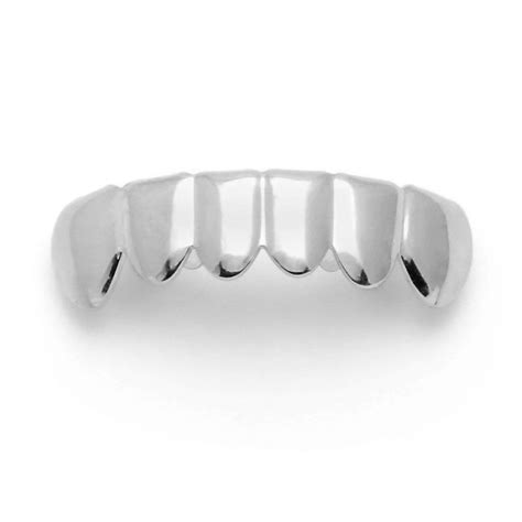 Platinum Plain Top Grillz | Hip Hop Accessories - King Ice