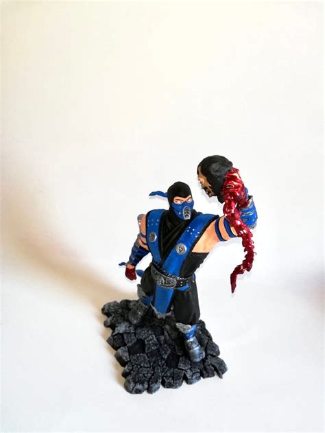 Sub Zero Mortal Kombat Figure,sub-zero Mk,mortal Kombat Characters - Etsy