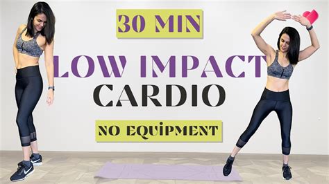 30 Min Low Impact Cardio No Equipment At Home Workout Youtube