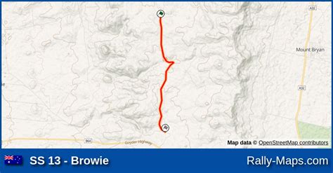 Ss 13 Browie Stage Map Rally Of The Heartland 2023 Sarc 🌍 Rally