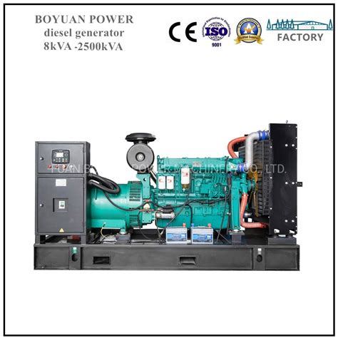 Open Type Diesel Engine Power Generator Set 200kw 250kva Diesel