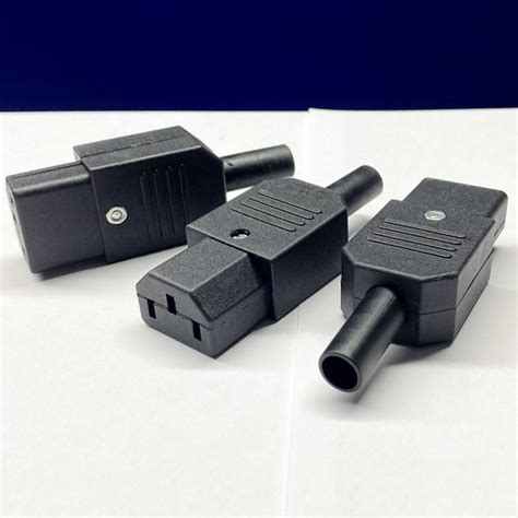 комплект 3 шт Разъём вилка для кабеля C13 3Pin 250V 10А - купить с ...