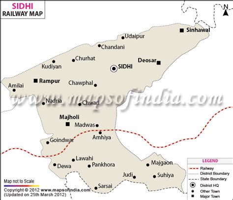 Sidhi Railway Map