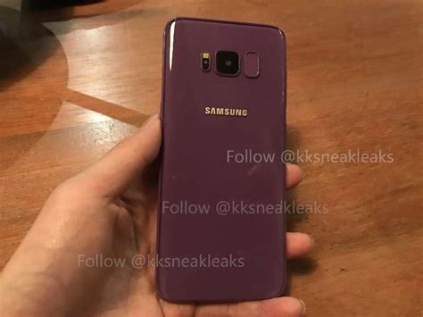 Se filtran imágenes de los distintos colores del Galaxy S8 El violeta