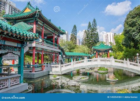 Hong Kong Garden In The Temple Of Wong Tai Sin Editorial Stock Photo